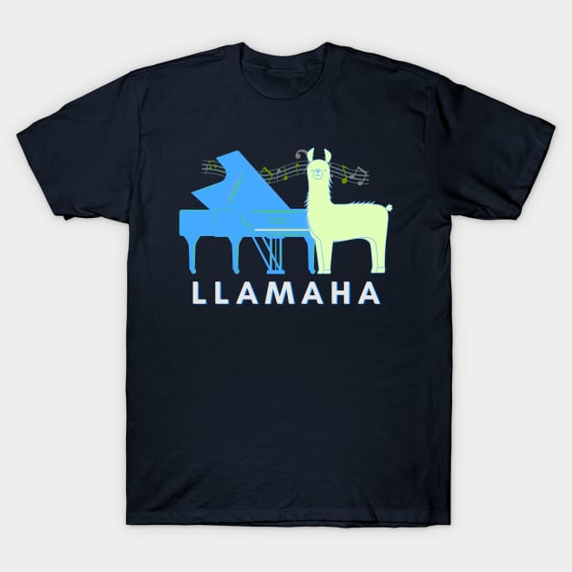 Llama-ha T-Shirt by fwerkyart